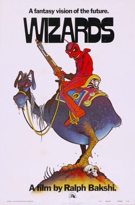 Wizards movie poster (1977) poster with hanger