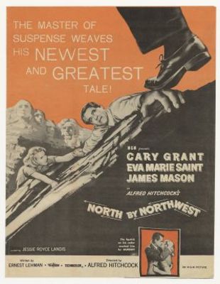 North by Northwest movie poster (1959) pillow