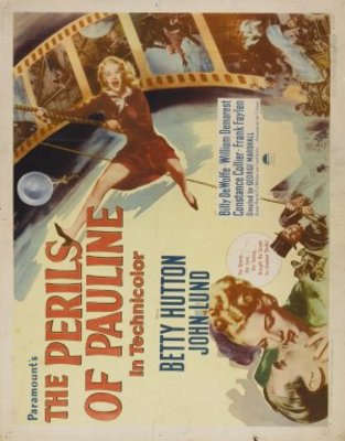 The Perils of Pauline movie poster (1947) mouse pad