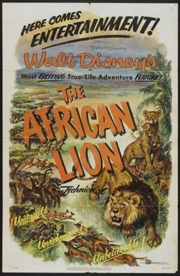 The African Lion movie poster (1955) Stickers MOV_f10fce81