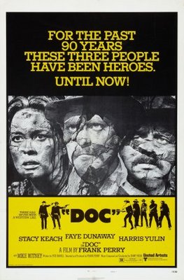 'Doc' movie poster (1971) metal framed poster