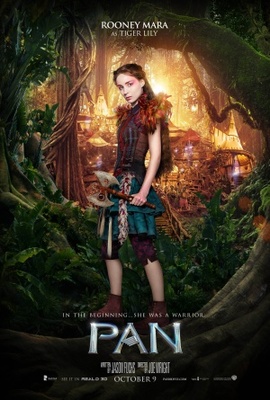 Pan movie poster (2015) Stickers MOV_f11a2728