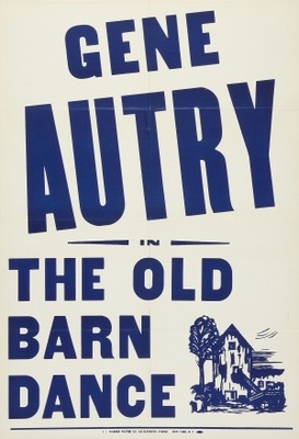 The Old Barn Dance movie poster (1938) wooden framed poster