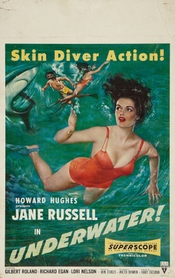 Underwater! movie poster (1955) mouse pad