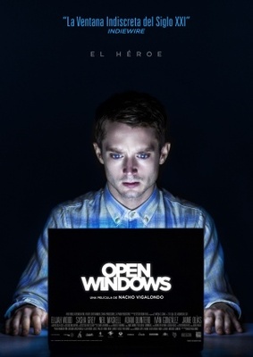 Open Windows movie poster (2014) t-shirt