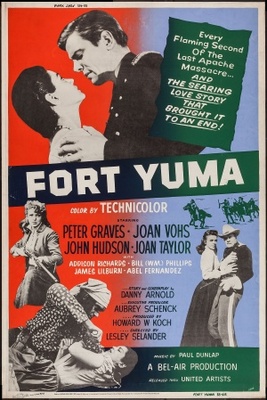 Fort Yuma movie poster (1955) metal framed poster