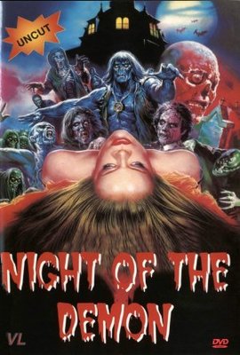 Night of the Demon movie poster (1980) poster with hanger