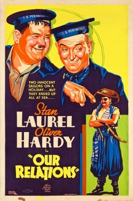 Our Relations movie poster (1936) t-shirt