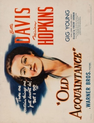 Old Acquaintance movie poster (1943) canvas poster