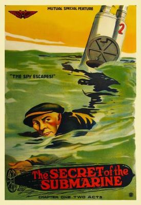 The Secret of the Submarine movie poster (1915) metal framed poster