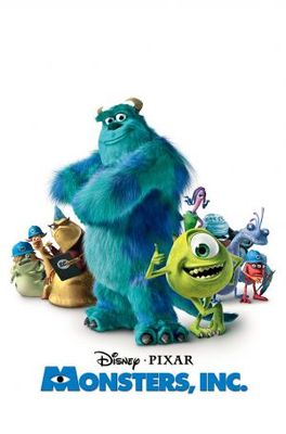 Monsters Inc movie poster (2001) Stickers MOV_f1dcf615