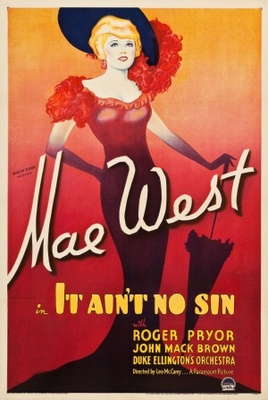 Belle of the Nineties movie poster (1934) metal framed poster