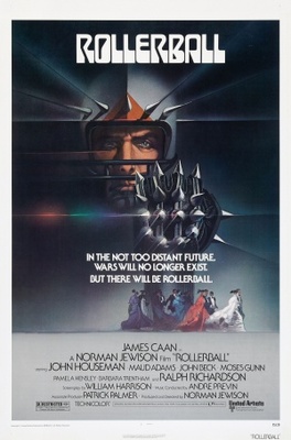 Rollerball movie poster (1975) wood print