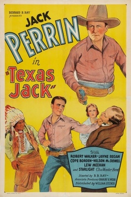 Texas Jack movie poster (1935) wood print