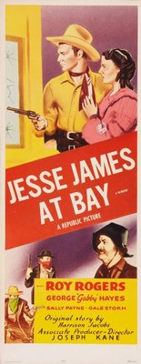 Jesse James at Bay movie poster (1941) wood print