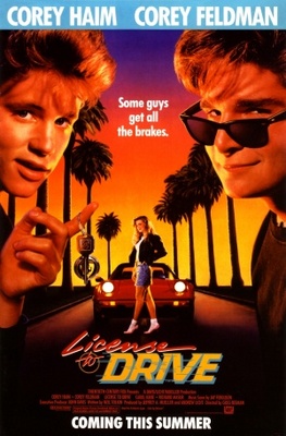 License to Drive movie poster (1988) canvas poster