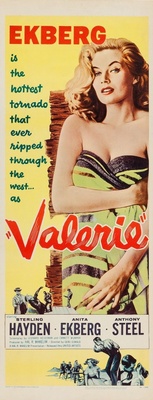Valerie movie poster (1957) wooden framed poster