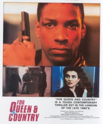 For Queen and Country movie poster (1988) sweatshirt