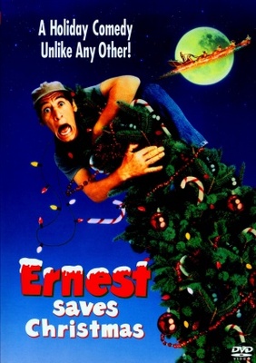 Ernest Saves Christmas movie poster (1988) metal framed poster