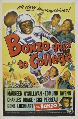 Bonzo Goes to College movie poster (1952) Stickers MOV_f2a43646