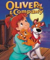 Oliver & Company movie poster (1988) t-shirt #667396