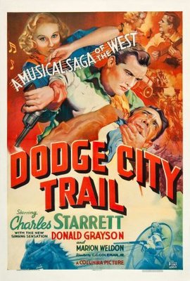 Dodge City Trail movie poster (1936) Stickers MOV_f2b551e3