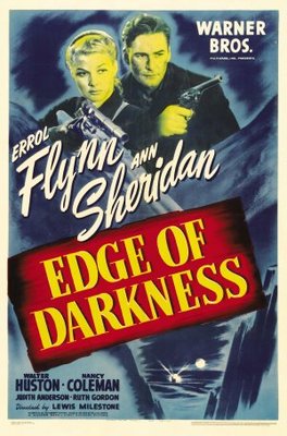 Edge of Darkness movie poster (1943) wooden framed poster