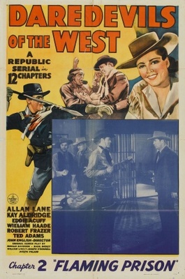 Daredevils of the West movie poster (1943) wood print