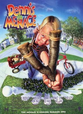 Dennis the Menace movie poster (1993) wood print