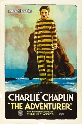 The Adventurer movie poster (1917) metal framed poster
