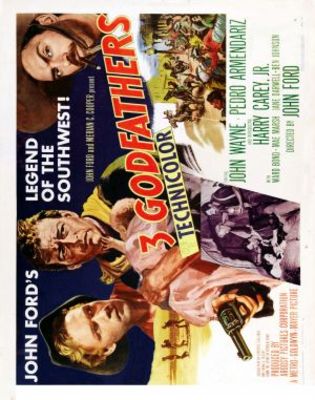 3 Godfathers movie poster (1948) Stickers MOV_f2faaab9