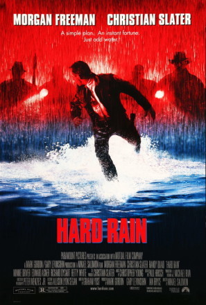 Hard Rain movie poster (1998) tote bag
