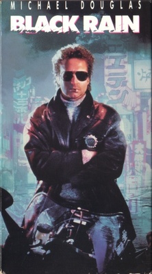 Black Rain movie poster (1989) wooden framed poster