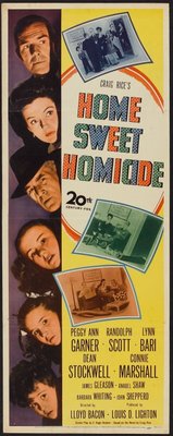 Home, Sweet Homicide movie poster (1946) canvas poster