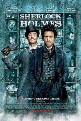 Sherlock Holmes movie poster (2009) Mouse Pad MOV_f33308fa