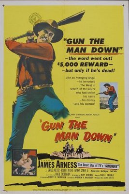 Gun the Man Down movie poster (1956) Stickers MOV_f3364e47