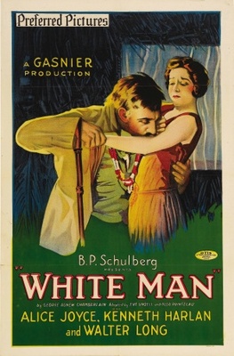 White Man movie poster (1924) metal framed poster