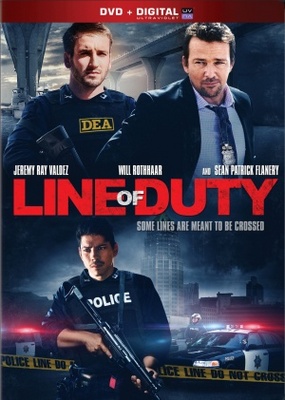 Line of Duty movie poster (2013) wood print
