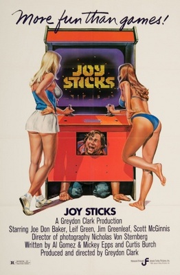 Joysticks movie poster (1983) canvas poster