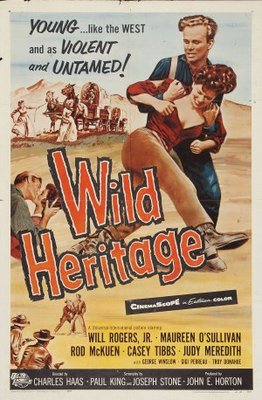 Wild Heritage movie poster (1958) wooden framed poster
