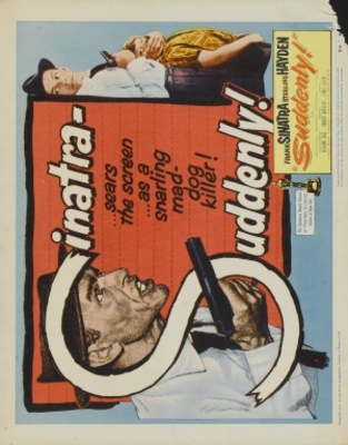Suddenly movie poster (1954) wood print