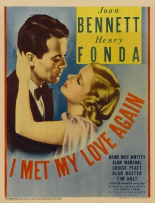 I Met My Love Again movie poster (1938) poster with hanger