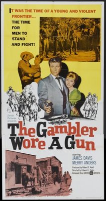 The Gambler Wore a Gun movie poster (1961) Stickers MOV_f3df77e4