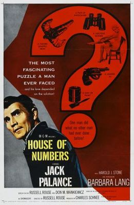 House of Numbers movie poster (1957) poster with hanger