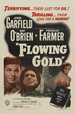 Flowing Gold movie poster (1940) poster with hanger