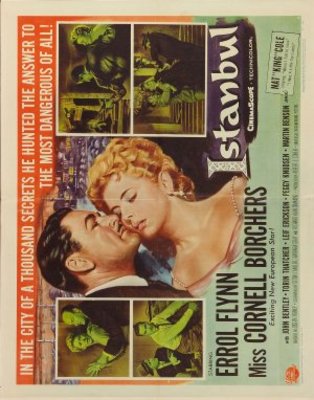 Istanbul movie poster (1957) poster with hanger