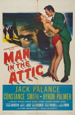 Man in the Attic movie poster (1953) metal framed poster