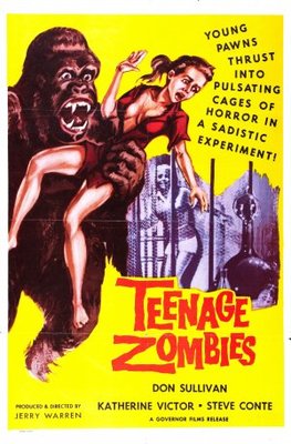 Teenage Zombies movie poster (1959) canvas poster