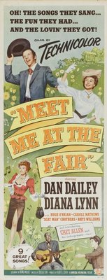 Meet Me at the Fair movie poster (1953) tote bag
