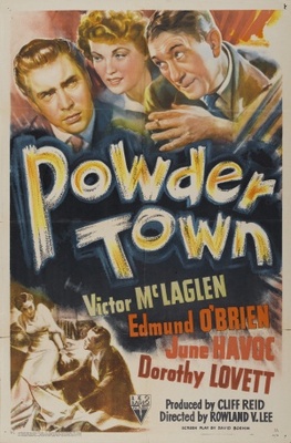 Powder Town movie poster (1942) poster with hanger